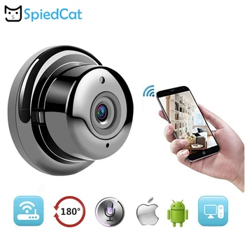 180 Degree Wide Angle Lens HD Mini Camera Wireless WIFI Night Vision IP Two-way Audio Video Chat Motion-detection Alarm Camcorde
180 Degree Wide Angle Lens HD Mini Camera Wireless WIFI Night Vision IP Two-way Audio Video Chat Motion-detection Alarm Camcorde