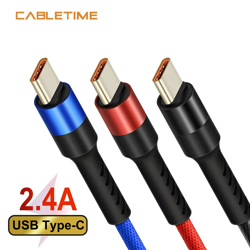 Cabletime Type c кабель с разъемом USB C зарядное устройство мобильного телефона