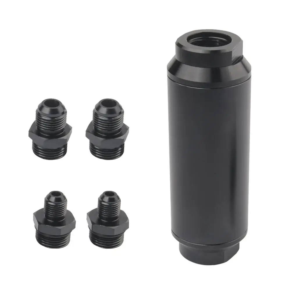 Car Engine Matainance Inline Billet Aluminum Stainless Fuel Filter For Car Modification 44MM Gasoline Filter AN6/AN8 Interface
Car Engine Matainance Inline Billet Aluminum Stainless Fuel Filter For Car Modification 44MM Gasoline Filter AN6/AN8 Interface