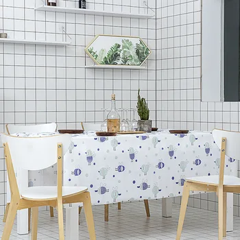 PVC Tablecloth Waterproof Anti Scalding Oil Proof Non Washable Plastic Table Cover Print Rectangular TableMat Naperon De Table
PVC Tablecloth Waterproof Anti Scalding Oil Proof Non Washable Plastic Table Cover Print Rectangular TableMat Naperon De Table
