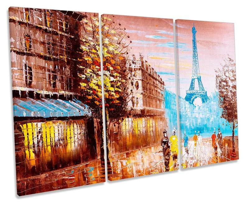 Эйфелева башня Парижа, коричневый город, тройной холст, Художественная печать на стене
Эйфелева башня Парижа, коричневый город, тройной холст, Художественная печать на стене