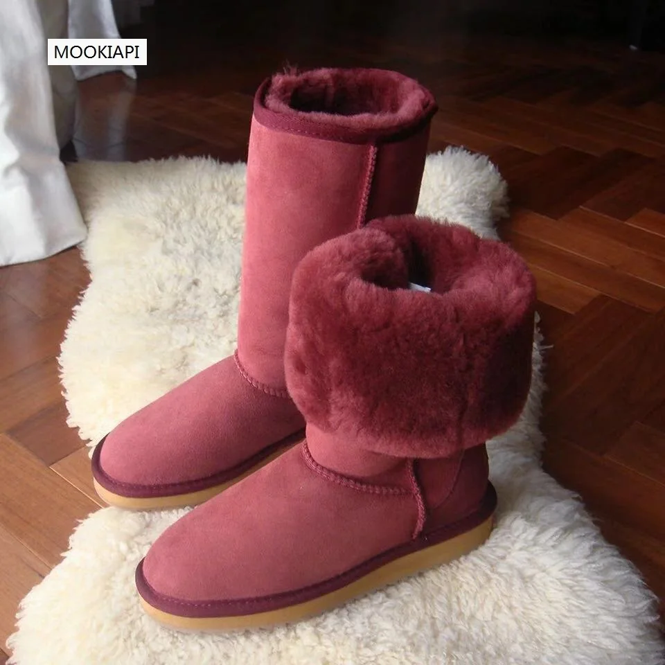 The latest women's snow boots in Europe in 2019, real sheepskin, 100% pure wool, high quality drum snow boots, free delivery
The latest women's snow boots in Europe in 2019, real sheepskin, 100% pure wool, high quality drum snow boots, free delivery