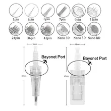 50pcs Bayonet Derma pen needle microneedling cartridge for MYM M5 M7 Easy Click tattoo beauty pen meso machine
50pcs Bayonet Derma pen needle microneedling cartridge for MYM M5 M7 Easy Click tattoo beauty pen meso machine