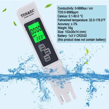 2pcs Digital 0.0-14.0 PH Meter Tester 0-9990ppm Digital TDS EC LCD Water Purity PPM Aquarium Filter Set
2pcs Digital 0.0-14.0 PH Meter Tester 0-9990ppm Digital TDS EC LCD Water Purity PPM Aquarium Filter Set