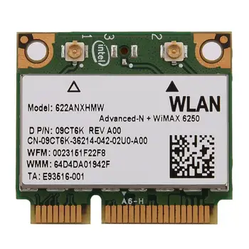 2.4/5G Dual Band 802.11A/B/G/N Mini PCIE Wireless WiFi Card For Intel 6250 WiMax
2.4/5G Dual Band 802.11A/B/G/N Mini PCIE Wireless WiFi Card For Intel 6250 WiMax