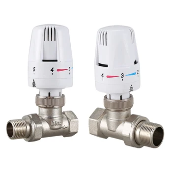 3/4Inch Brass Thermostatic Radiator Valve Straight Type DN20 Automatic Temperature Control Valve Floor Heating
3/4Inch Brass Thermostatic Radiator Valve Straight Type DN20 Automatic Temperature Control Valve Floor Heating