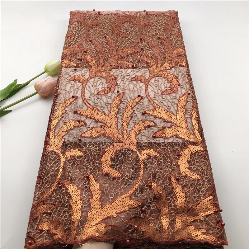 2019 Embroidered Fabric Mesh Lace With Sequins Beaded Organza French Net Lace Fabric Burnt Orange Sequense Lace Fabric For Dress
2019 Embroidered Fabric Mesh Lace With Sequins Beaded Organza French Net Lace Fabric Burnt Orange Sequense Lace Fabric For Dress