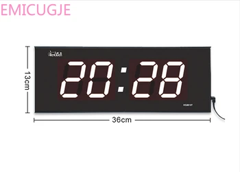 Large led digital wall clock living room big screen led numbers clock desktop and hanging dual-use decor clock with luminova
Large led digital wall clock living room big screen led numbers clock desktop and hanging dual-use decor clock with luminova
