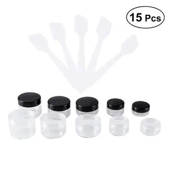 10Pcs Sample Containers Clear Empty Plastic Cosmetic Pot Jars Travel Bottle with 5PCS Spatula for Facial Cream Lotion Shampoo
10Pcs Sample Containers Clear Empty Plastic Cosmetic Pot Jars Travel Bottle with 5PCS Spatula for Facial Cream Lotion Shampoo