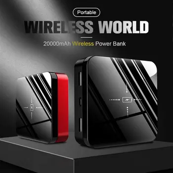 20000mAh Portable Mini Power Bank Qi Fast Wireless Charger Powerbank Charging Power bank For Smart Mobile Phone
20000mAh Portable Mini Power Bank Qi Fast Wireless Charger Powerbank Charging Power bank For Smart Mobile Phone