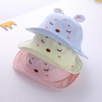 spring and summer baby hat sunscreen hat cute newborn cap 
spring and summer baby hat sunscreen hat cute newborn cap