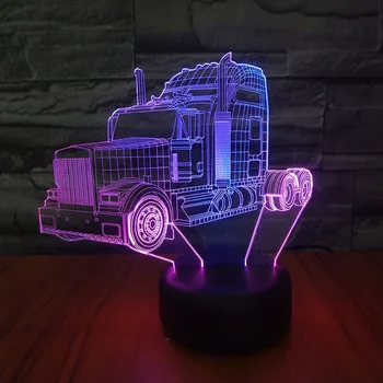 Truck Head Car LED 3D Night Lamp for Kids 3D Acrylic Light Creative Decorative Night Lamp for Children Bedside Bedroom Gift Toy 
Truck Head Car LED 3D Night Lamp for Kids 3D Acrylic Light Creative Decorative Night Lamp for Children Bedside Bedroom Gift Toy