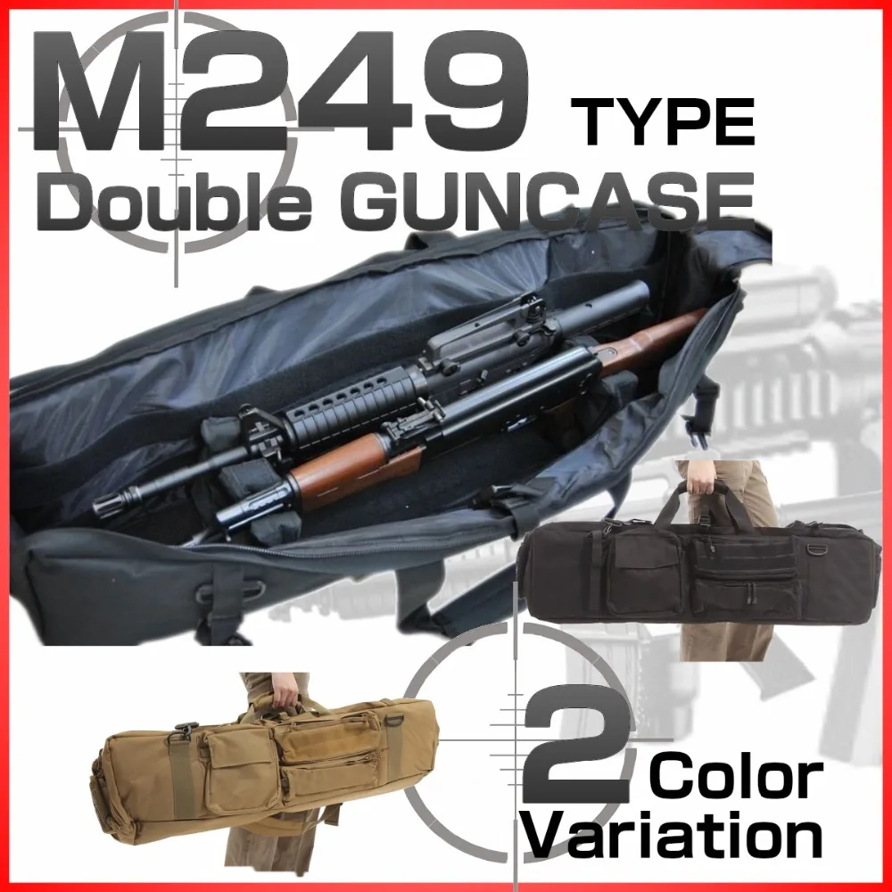 M249 Tactical Gun Bag 100cm Military CS Shooting Hunting Backpack Airsoft Double Rifle Protection Case Carrying Shoulder Bags
M249 Tactical Gun Bag 100cm Military CS Shooting Hunting Backpack Airsoft Double Rifle Protection Case Carrying Shoulder Bags