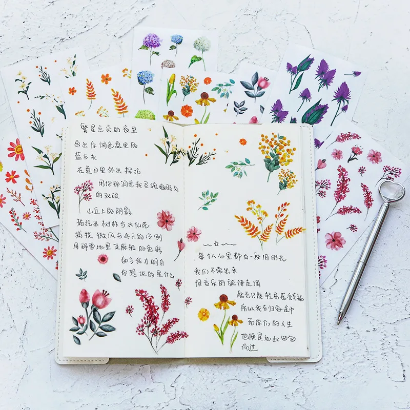 1 pcs Flower Stickers Plant Stickers Autumn Bullet Journal Stickers Decorative Stickers Scrapbooking Planner Stickers Stationery
1 pcs Flower Stickers Plant Stickers Autumn Bullet Journal Stickers Decorative Stickers Scrapbooking Planner Stickers Stationery
