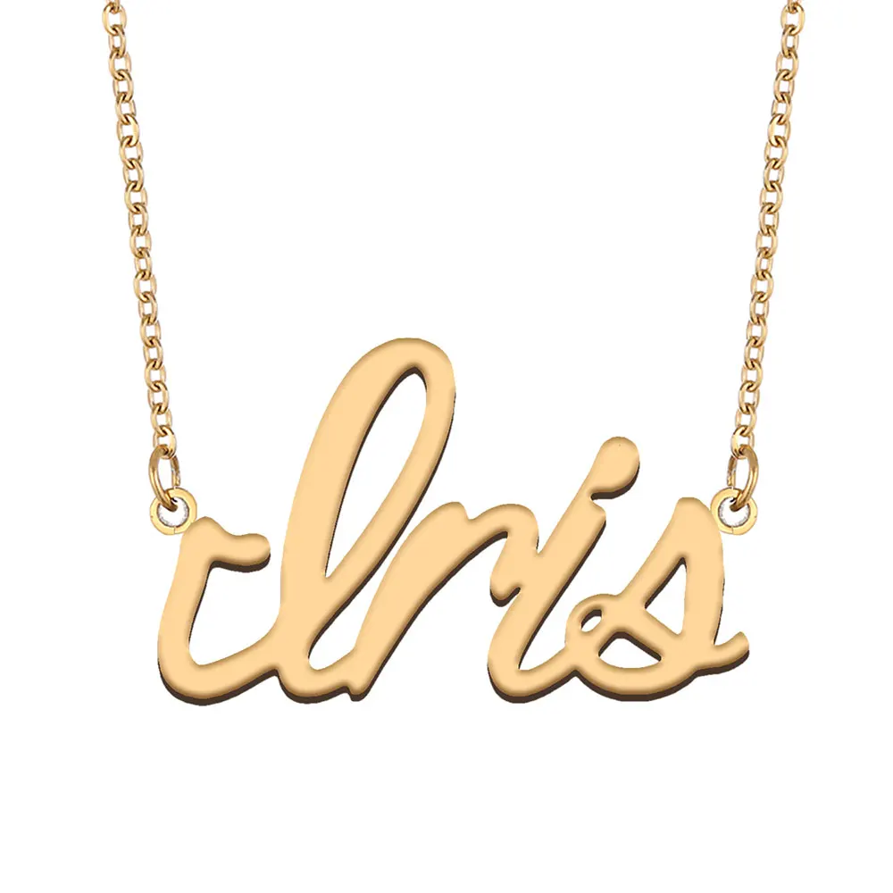 Iris Nameplate Necklace for Women Personalized Stainless Steel Jewelry Gold Plated Name Pendant Femme Mothers Girlfriend Gift
Iris Nameplate Necklace for Women Personalized Stainless Steel Jewelry Gold Plated Name Pendant Femme Mothers Girlfriend Gift