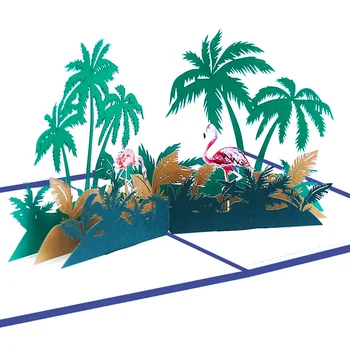 Pinni free shipping creative cartoon flamingo plant holiday birthday blessing small card with envelope 3D greeting card
Pinni free shipping creative cartoon flamingo plant holiday birthday blessing small card with envelope 3D greeting card