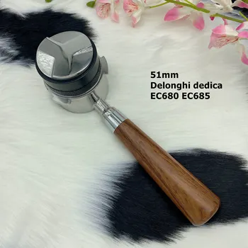coffee Bottomless Portafilter 51mm for delonghi dedica EC680 EC685 machine Filter Holder بورتافلتر ديلونجي
coffee Bottomless Portafilter 51mm for delonghi dedica EC680 EC685 machine Filter Holder بورتافلتر ديلونجي