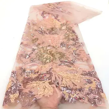 Latest Nigerian Tulle Lace Fabric 2020 High Quality French Net African Sequins Lace Fabric For Wedding Dress KH20156D
Latest Nigerian Tulle Lace Fabric 2020 High Quality French Net African Sequins Lace Fabric For Wedding Dress KH20156D