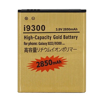 

2019 New EB L1G6LLU EB-L1G6LLU 2850mAh Gold Battery For Samsung Galaxy S3 S 3 i9300 i9300i i9082 i9060 R530 Grand neo duos