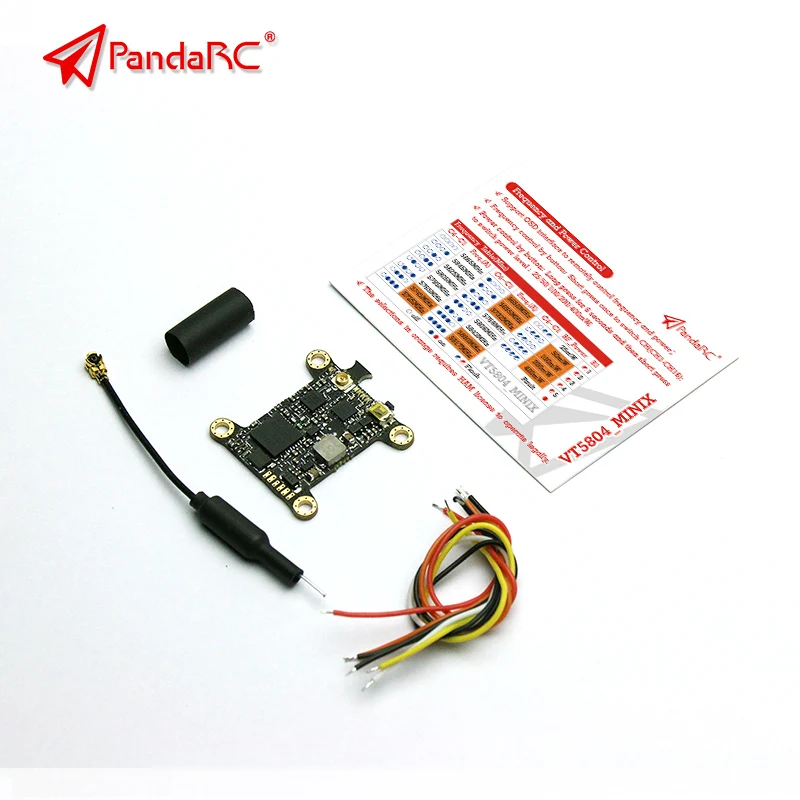 PandaRC VT5804 MINI X Panda 5 8G передача изображений Поддержка OSD тюнинг с аудио для FPV