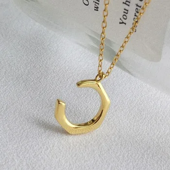 C Letter Pendants 925 Sterling Silver Gold Chain Vintage Femme Jewelry For Women Collar Plata De Ley 925 Mujer cadena oro
C Letter Pendants 925 Sterling Silver Gold Chain Vintage Femme Jewelry For Women Collar Plata De Ley 925 Mujer cadena oro