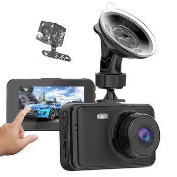 HD 3 Inch Dual Lens Image 1080P Hidden Wide Angle Driving Recorder Dash Cam Dual Lens Car DVR Camera Support Reversing
HD 3 Inch Dual Lens Image 1080P Hidden Wide Angle Driving Recorder Dash Cam Dual Lens Car DVR Camera Support Reversing