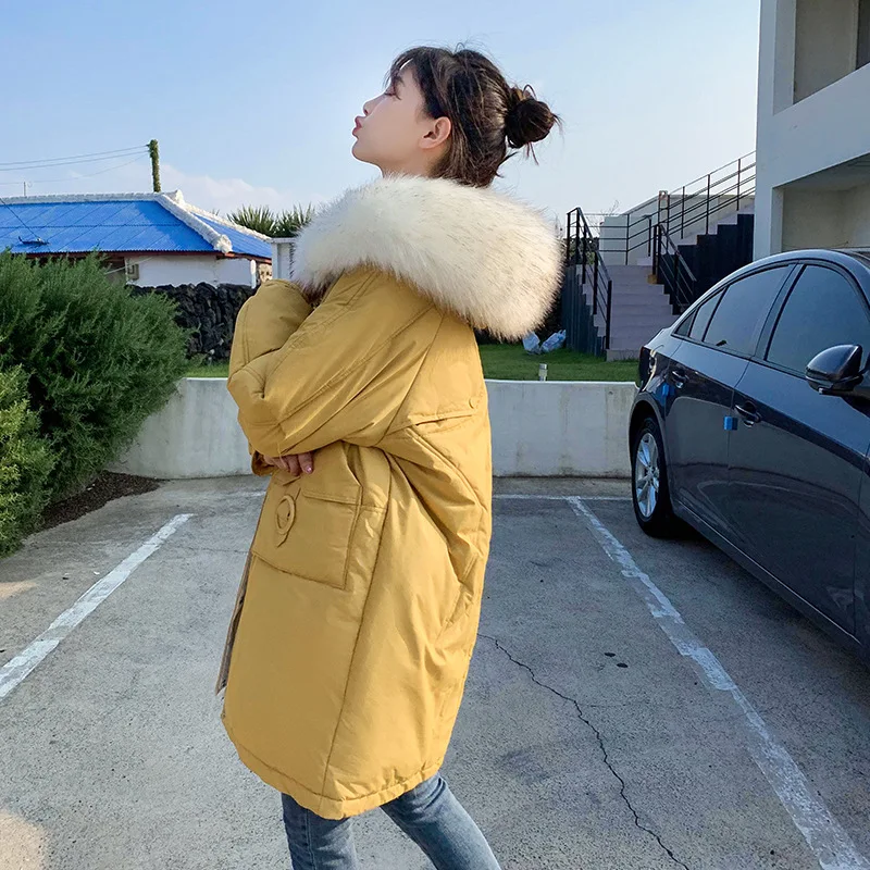 Thick Coat Women's 2019 Winter New Style down Coat Cotton-padded Jacket Korean-style Loose-Fit Mid-length Pike Cotton-padded Clo
Thick Coat Women's 2019 Winter New Style down Coat Cotton-padded Jacket Korean-style Loose-Fit Mid-length Pike Cotton-padded Clo