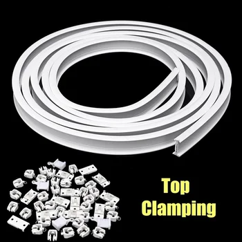 300cm Flexible Ceiling Mounted Curtain Track Rail Straight Slide Windows Balcony Home Decor Curtain Accessory Top/Side Clamping
300cm Flexible Ceiling Mounted Curtain Track Rail Straight Slide Windows Balcony Home Decor Curtain Accessory Top/Side Clamping