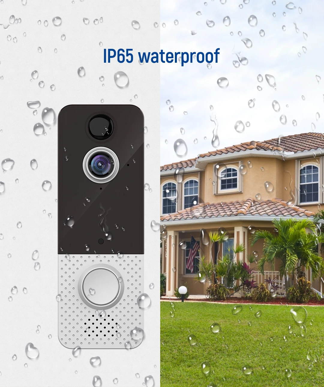 Shop Generic T8 Video Doorbell Wifi 1080p Wireless Door Bell Security Motion Sensor For