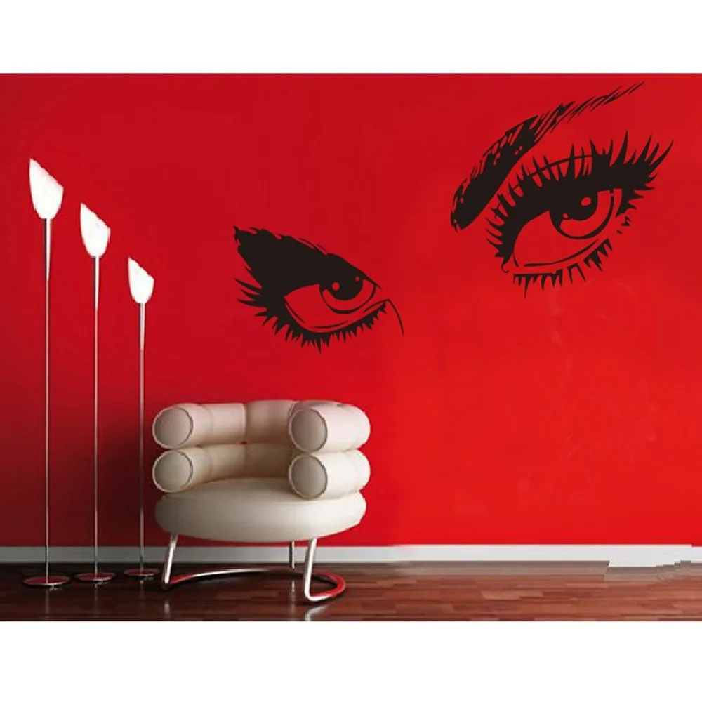 

Nice Audrey Hepburn's Beautiful Eyes Wall Sticker Vinly DIY Home Decoration Decor for Bathroom Office for Home decoration