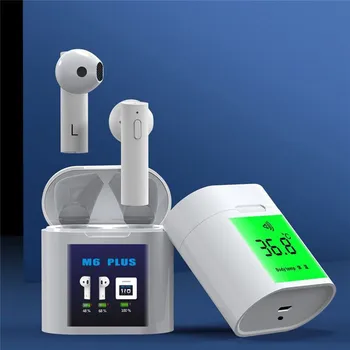 Bluetooth 5.0 Earphone Wireless Headset with LED Display and Temperature Testing Function Noise Cancelling for M6 Plus
Bluetooth 5.0 Earphone Wireless Headset with LED Display and Temperature Testing Function Noise Cancelling for M6 Plus