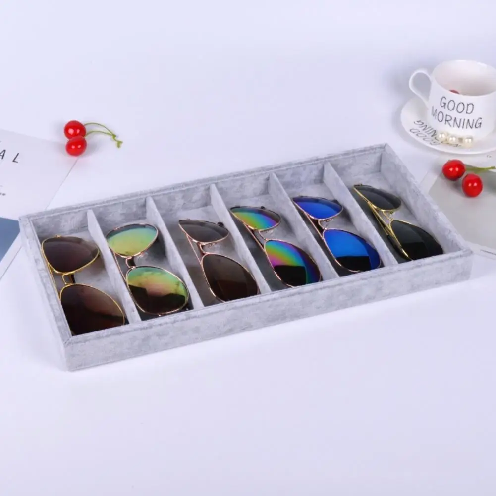 5/6 Grids Sunglasses Glasses Display Tray Holder Storage Box Container Tray Storage Organizer Case Jewelry Unisex Accessories
5/6 Grids Sunglasses Glasses Display Tray Holder Storage Box Container Tray Storage Organizer Case Jewelry Unisex Accessories