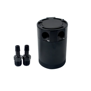 Compact baffle 2-port aluminum controlled octane filter can repair and improve oil separation Barbed plastic hose Universal
Compact baffle 2-port aluminum controlled octane filter can repair and improve oil separation Barbed plastic hose Universal