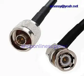 DHL/EMS 50 PCS 50CM RF coaxial pigtail cable BNC male right angle to N male LMR195-A7 
DHL/EMS 50 PCS 50CM RF coaxial pigtail cable BNC male right angle to N male LMR195-A7