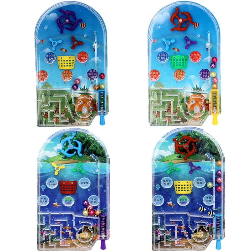 Marble Toy Children Intelligence Maze Roll-on Toy Ejection Plate 4-Creative Fun Parent And Child Interactive Game Console
Marble Toy Children Intelligence Maze Roll-on Toy Ejection Plate 4-Creative Fun Parent And Child Interactive Game Console