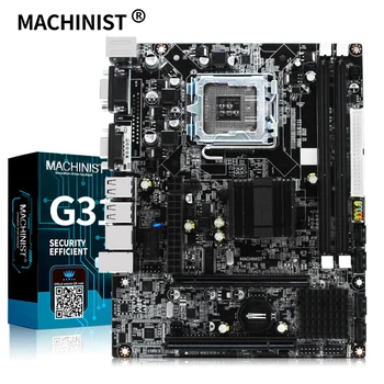 MACHINIST G31 motherboard Socket LGA 775 771 support Intel Core 2 processor and DDR2 RAM memory NEW desktop mainboard
MACHINIST G31 motherboard Socket LGA 775 771 support Intel Core 2 processor and DDR2 RAM memory NEW desktop mainboard
