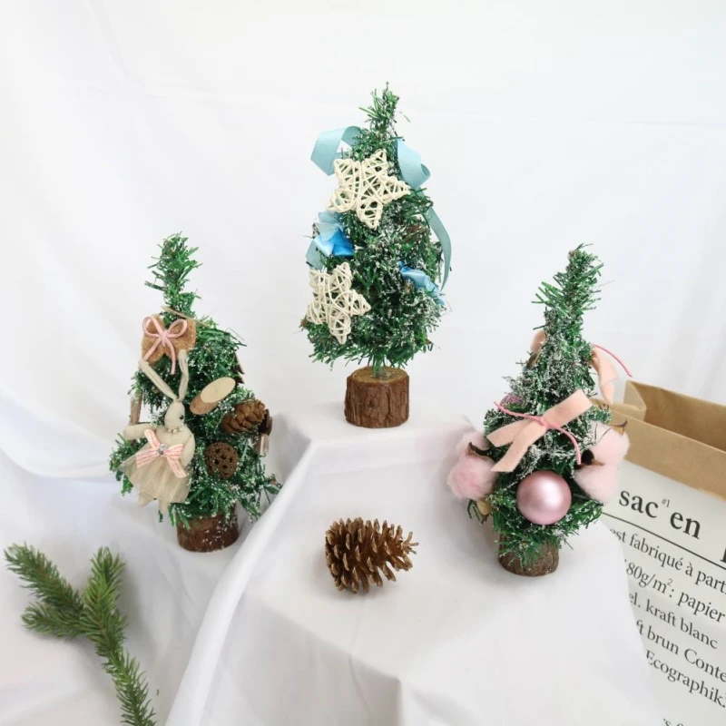 new christmas tree decoration holiday home mini artificial trees