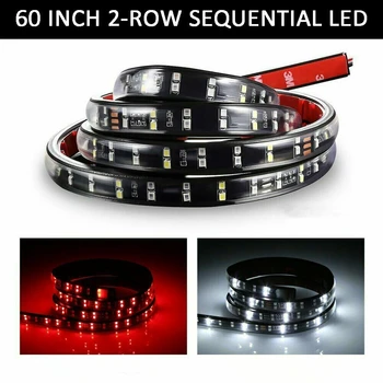 2-Row 60" 180 LED Strip Sequential Turn Signal Brake Reverse Tailgate Light Bar Accesorios Para Auto Car Turn Signal Light
2-Row 60" 180 LED Strip Sequential Turn Signal Brake Reverse Tailgate Light Bar Accesorios Para Auto Car Turn Signal Light