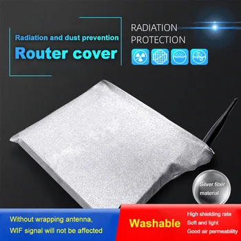 RF Blocking Safe Radiation Protection Universal Silver Fiber Home EMF Shielding Dustproof WIFI Washable Wireless Router Cover
RF Blocking Safe Radiation Protection Universal Silver Fiber Home EMF Shielding Dustproof WIFI Washable Wireless Router Cover