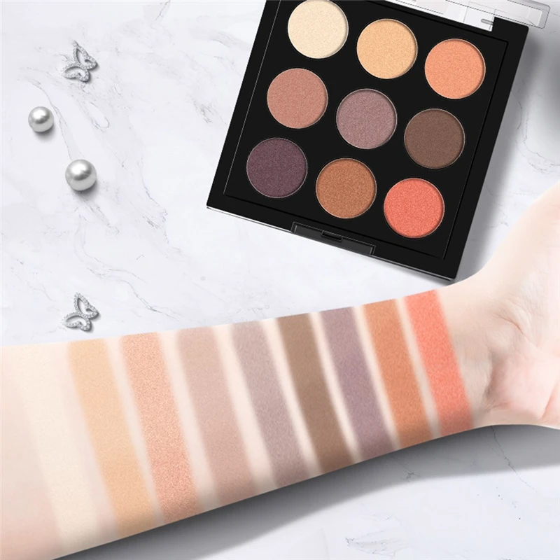 9 Colors Matte Shimmer Glitter Shadow Pallete Cosmetics Long-lasting Waterproof Matte Eyeshadow Palette maquillage Cosmetics
9 Colors Matte Shimmer Glitter Shadow Pallete Cosmetics Long-lasting Waterproof Matte Eyeshadow Palette maquillage Cosmetics