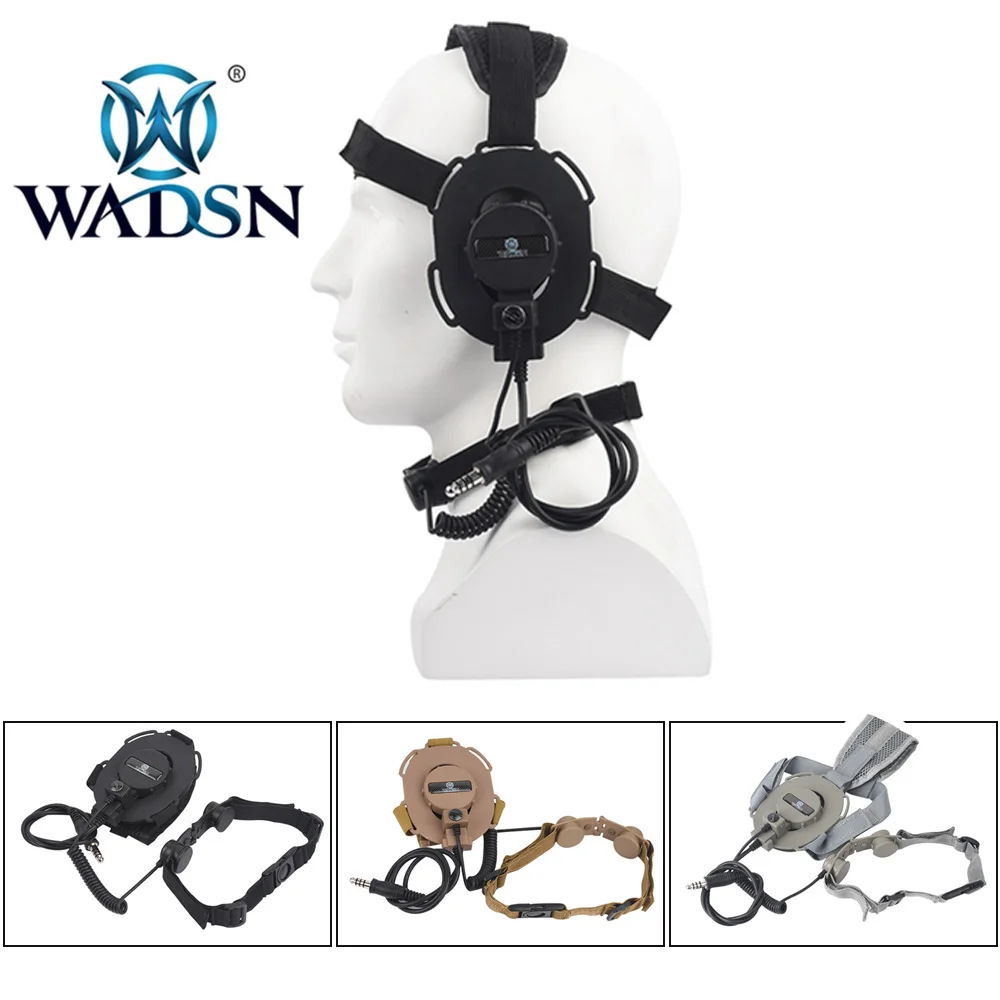 WADSN Softair wBowman III tactical headset with throat mic EVO III Dual Side Headset Detective High Tone Headphone Z070 Earphone
WADSN Softair wBowman III tactical headset with throat mic EVO III Dual Side Headset Detective High Tone Headphone Z070 Earphone