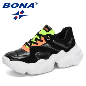 BONA 2020 New Designers Trendy Casual Shoes Women Platform Soft Bottom Ladies Sneakers Outdoor Leisure Footwear Tenis Feminino
BONA 2020 New Designers Trendy Casual Shoes Women Platform Soft Bottom Ladies Sneakers Outdoor Leisure Footwear Tenis Feminino