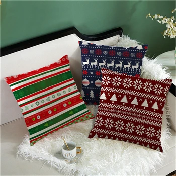 Nanacoba Christmas Tree Elk Cushion Covers Linen Geometric Throw Pillow Covers Home Sofa Decoration Pillowcases 45X45cm New Gift
Nanacoba Christmas Tree Elk Cushion Covers Linen Geometric Throw Pillow Covers Home Sofa Decoration Pillowcases 45X45cm New Gift