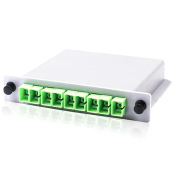 SC UPC APC Fiber Optic Splitter 1x4 1x8 1x16 Optical PLC Splitter Cassette Box Card Inserting Type Optical FTTH PLC Splitter 1x8
SC UPC APC Fiber Optic Splitter 1x4 1x8 1x16 Optical PLC Splitter Cassette Box Card Inserting Type Optical FTTH PLC Splitter 1x8