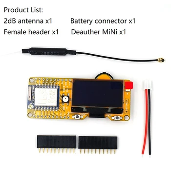 DSTIKE WiFi Deauther OLED MiNi ESP8266 WIFI Development Board OLED TOP HQ PCB Board Enthusiasts DIY Repair Replacement
DSTIKE WiFi Deauther OLED MiNi ESP8266 WIFI Development Board OLED TOP HQ PCB Board Enthusiasts DIY Repair Replacement