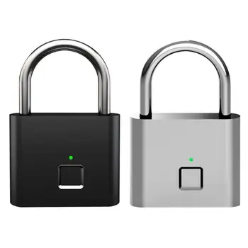 Portable Fingerprint Lock Zinc Alloy Smart Keyless USB Rechargeable Quick Unlock Anti-Theft Security Padlock For Door Drawer Bag
Portable Fingerprint Lock Zinc Alloy Smart Keyless USB Rechargeable Quick Unlock Anti-Theft Security Padlock For Door Drawer Bag