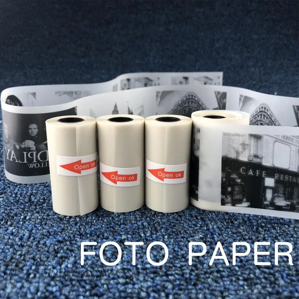 1 рулон 57x30 мм полупрозрачная рулонная бумага для термопечати Paperang P1 / P1S