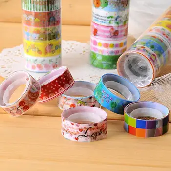 10Pcs Lovely Cartoon Tape Set Japanese DIY Craft Paper Tape for Decorative Scrapbooking Bullet Journal Planner
10Pcs Lovely Cartoon Tape Set Japanese DIY Craft Paper Tape for Decorative Scrapbooking Bullet Journal Planner