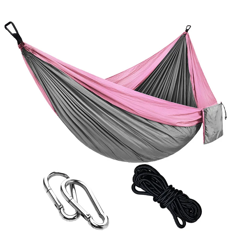 Ultra-Light Double Outdoor Hammock Not with Mosquito Net Hammock Household Travel Outdoor Supplies Sports Mini Hammock
Ultra-Light Double Outdoor Hammock Not with Mosquito Net Hammock Household Travel Outdoor Supplies Sports Mini Hammock