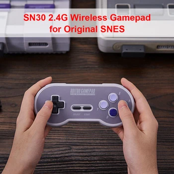 

2.4GHz Wireless Joystick Lightweight Game Playing 8BitDo SN30 Retro Set Elements for SNES/SFC Game Console Gamepad